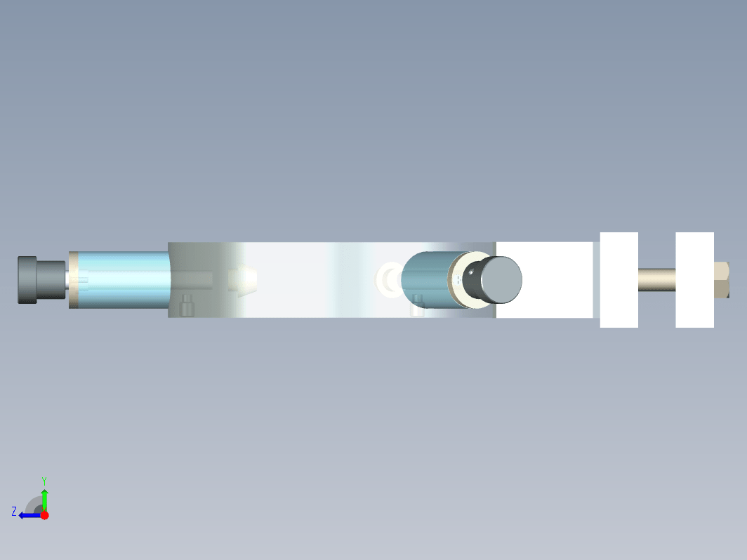 稳定刀架模型图