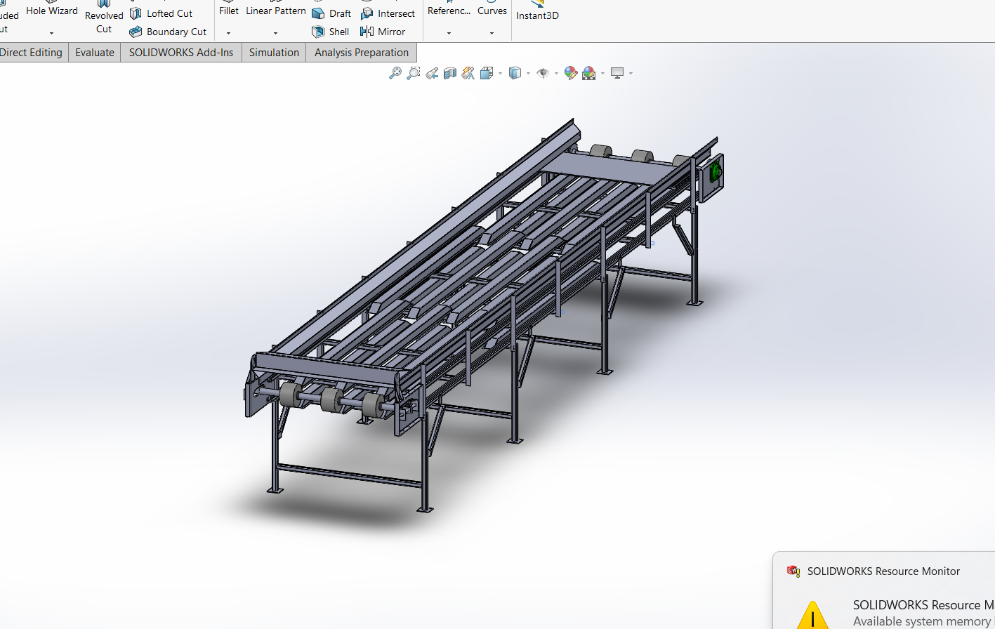 输送机底盘 conveyor chassis