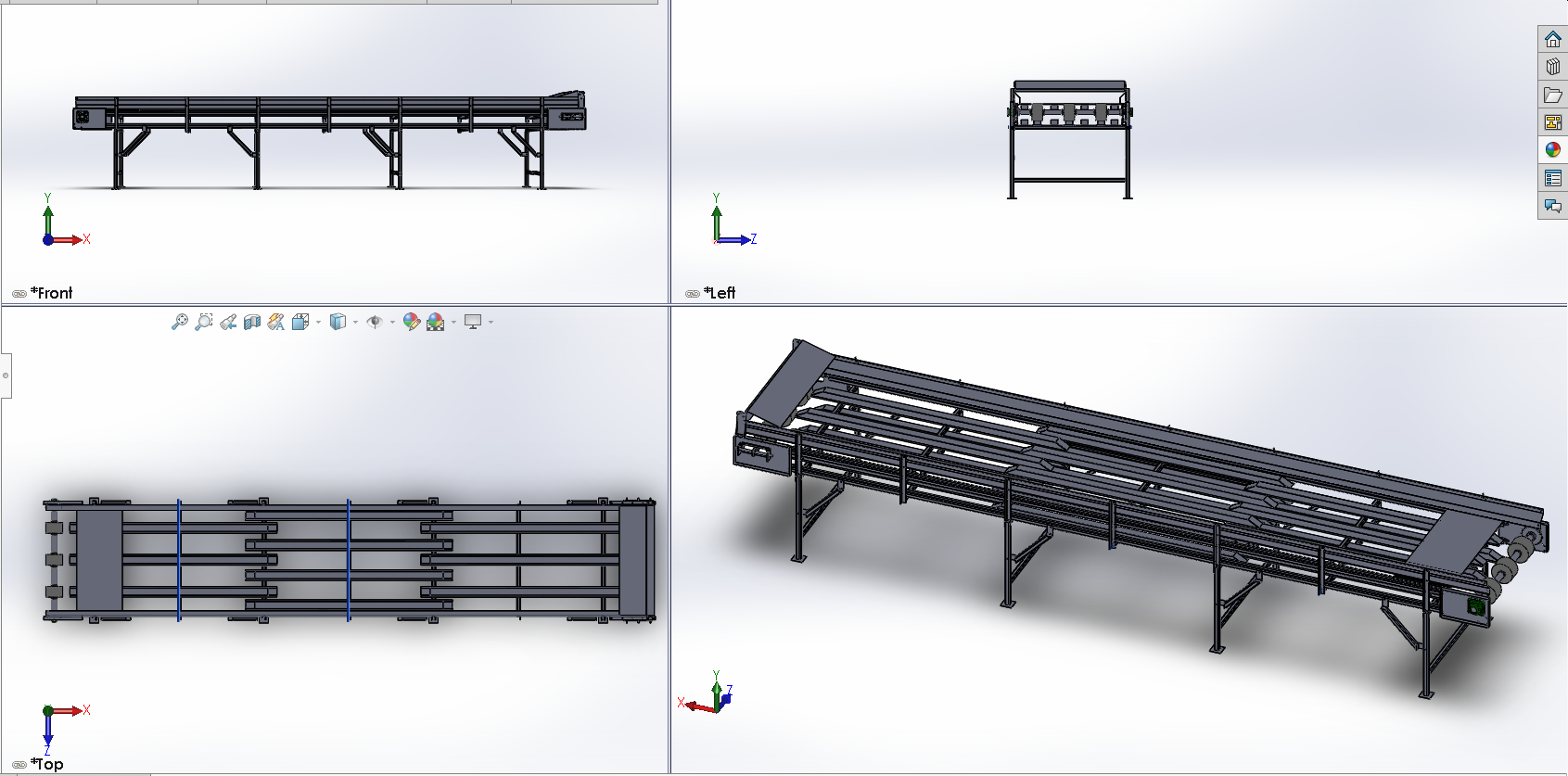 输送机底盘 conveyor chassis