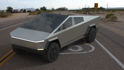 Tesla Cybertruck特斯拉电动皮卡3