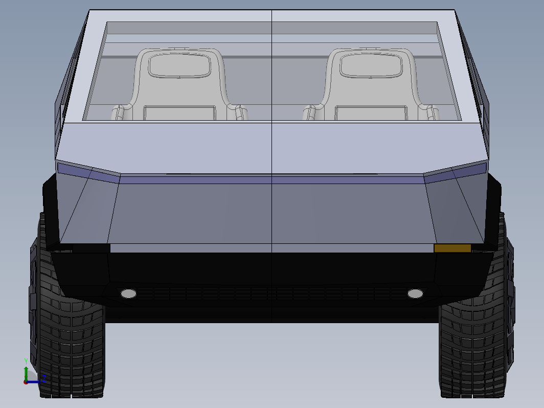 Tesla Cybertruck特斯拉电动皮卡3