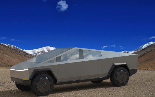 Tesla Cybertruck特斯拉电动皮卡3缩略图