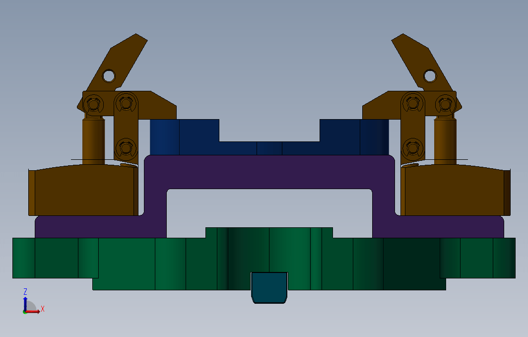 连接板铣方槽液压夹具