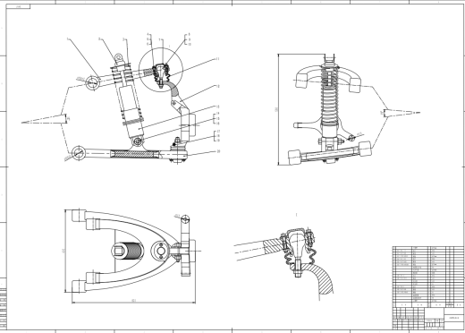 某型乘用车悬架系统开发与设计三维SW+CAD+说明缩略图