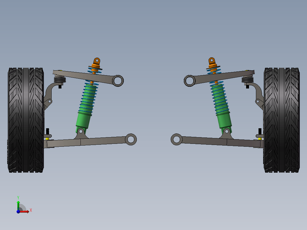 某型乘用车悬架系统开发与设计三维SW+CAD+说明