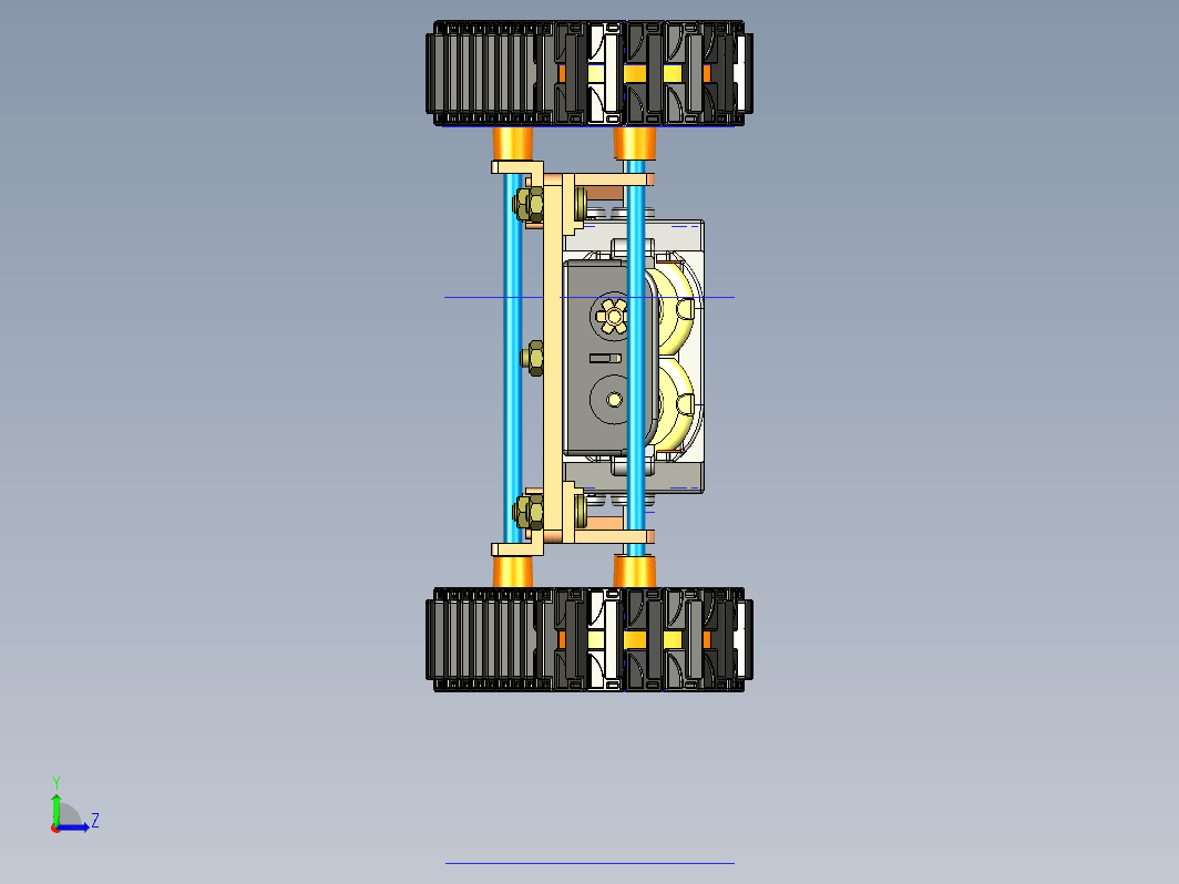 田宫模型履带轮轨道轮组设计