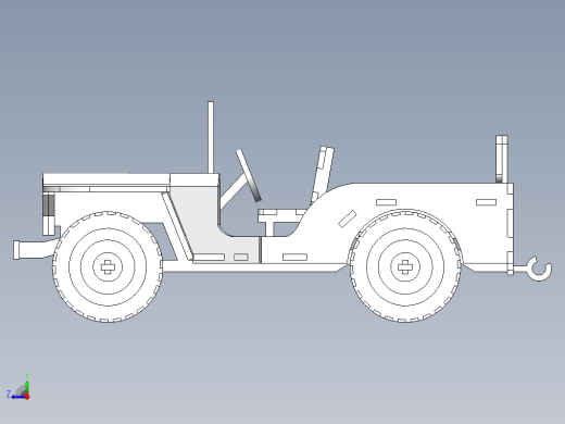 JEEP LASER CUT吉普车玩具拼装缩略图