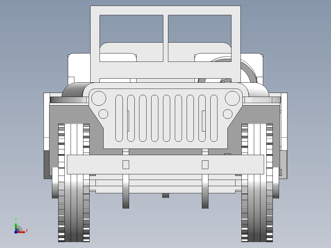 JEEP LASER CUT吉普车玩具拼装