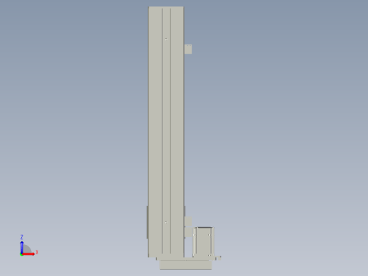 MT100BS-L500 数控模组 线性滑台模型.MT100BS.L10.500.BR.M20B.C4.3D缩略图