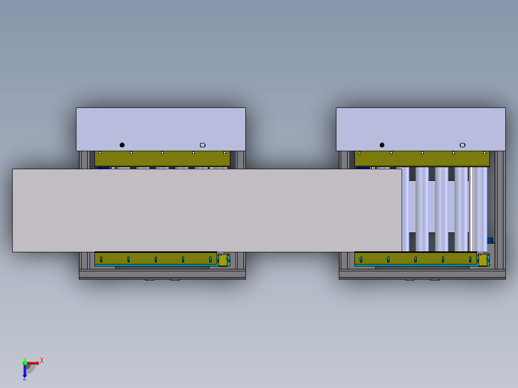 钢板输送机3D数模图