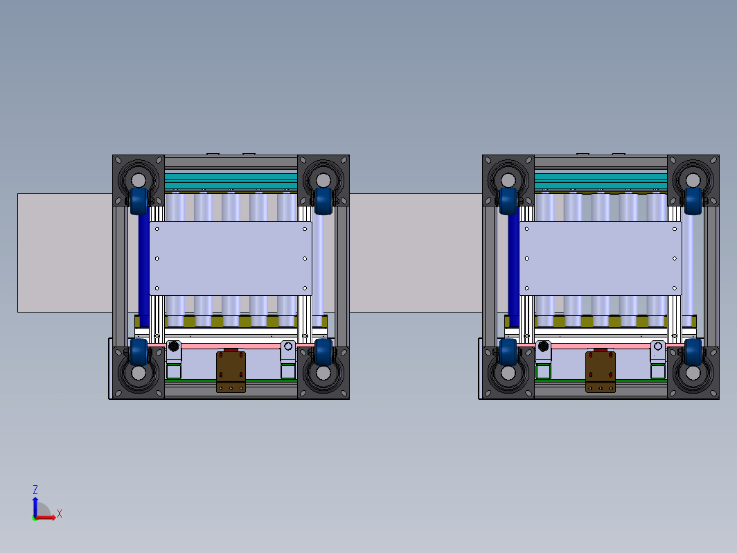 钢板输送机3D数模图