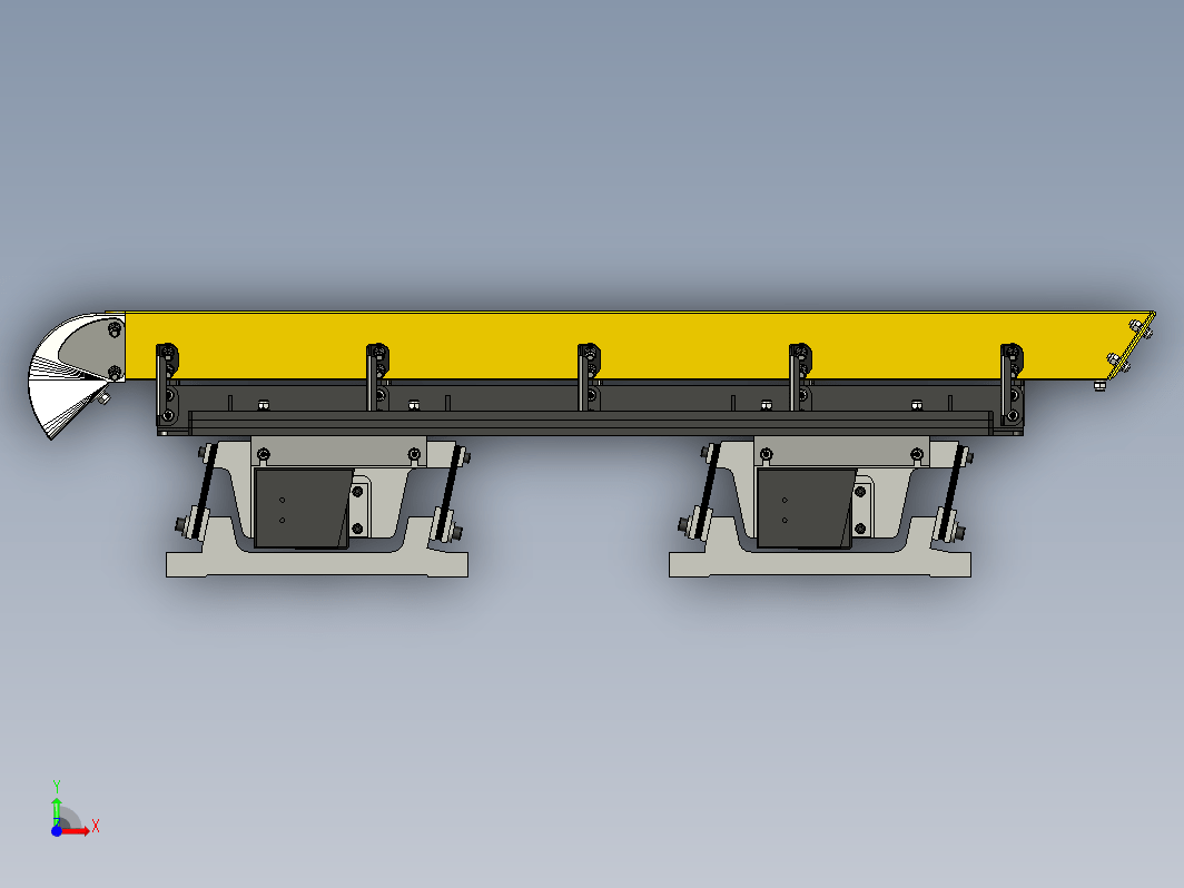 进料振动溜槽 Feeding vibrating chute