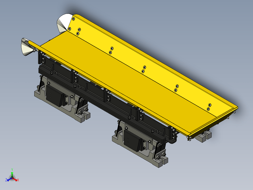 进料振动溜槽 Feeding vibrating chute