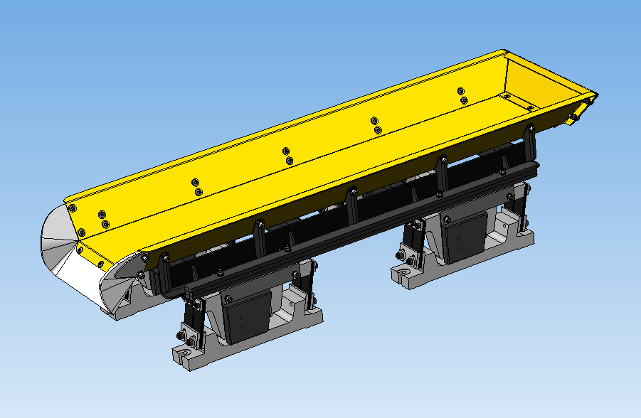 进料振动溜槽 Feeding vibrating chute