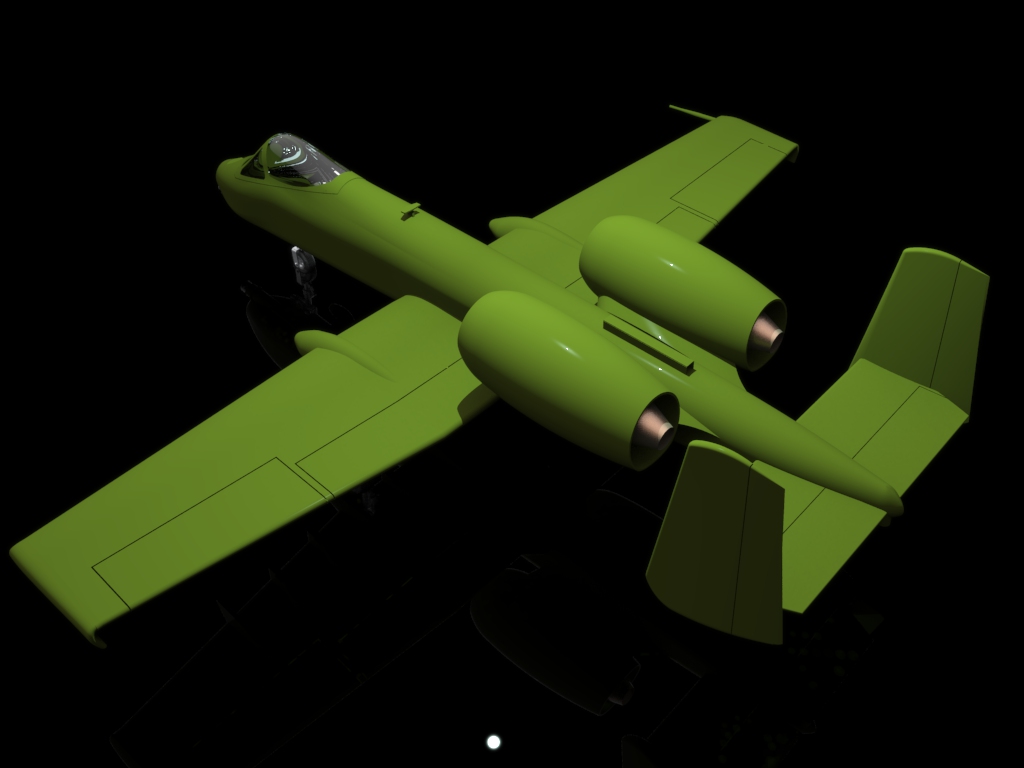 战斗机模型 A-10 thunderbolt ii