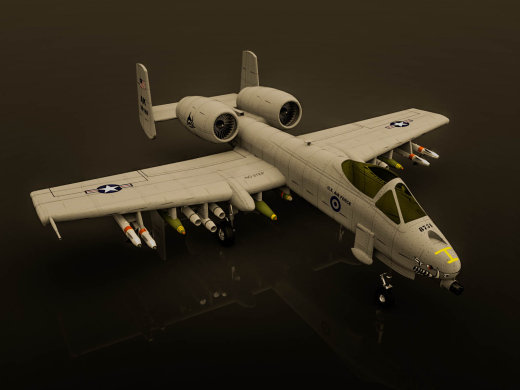战斗机模型 A-10 thunderbolt ii缩略图