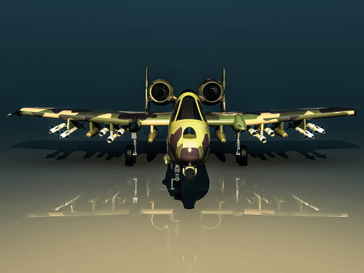 战斗机模型 A-10 thunderbolt ii缩略图