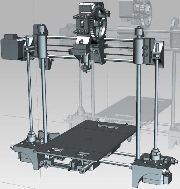 327Portabee3d打印机UG设计