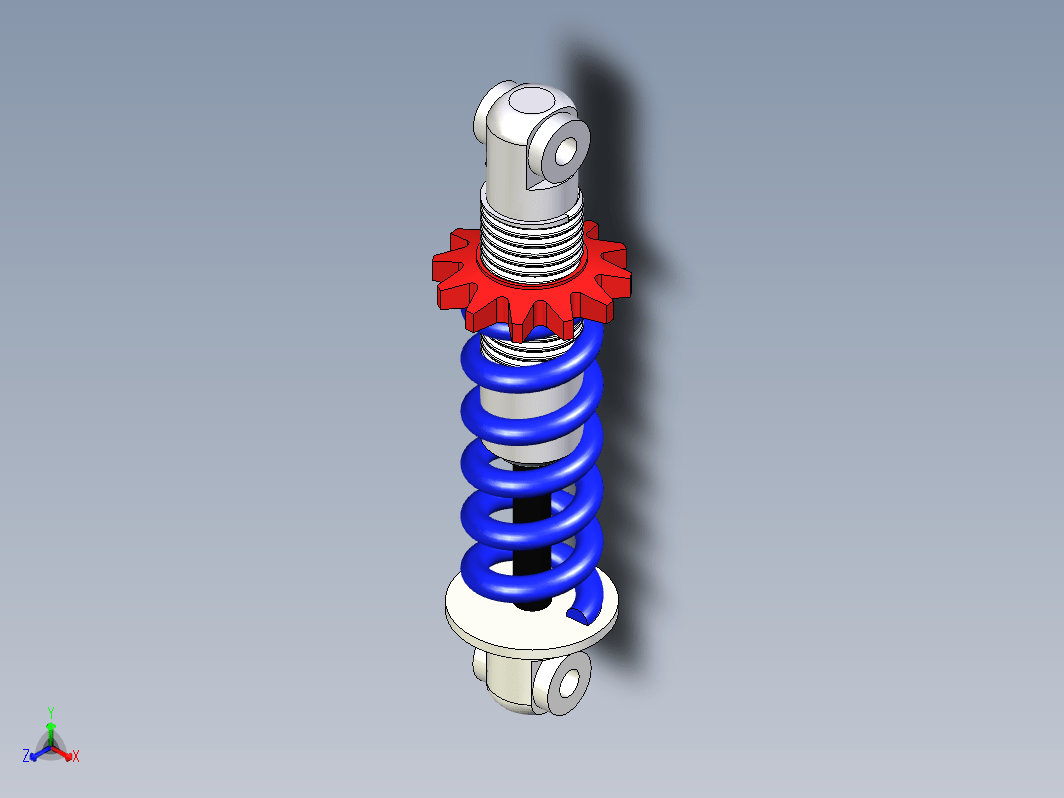 Inventor 中的减震器