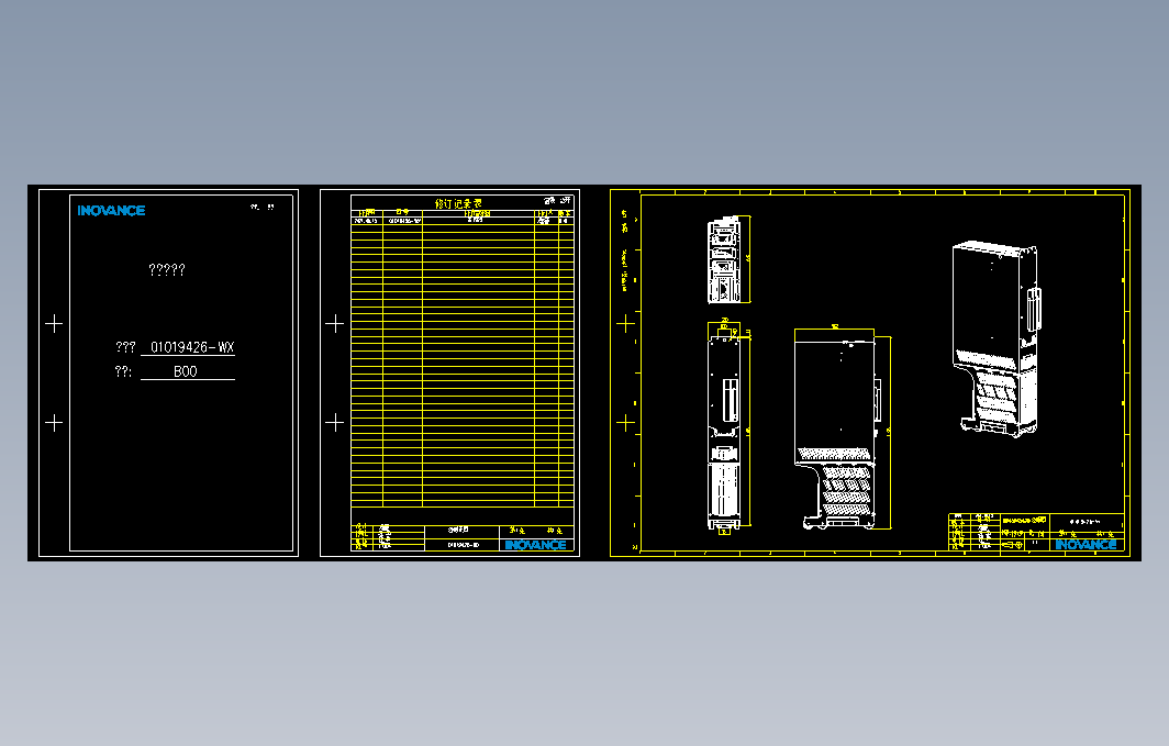 高性能多机传动驱动器_B00(MD810-50M4T250G200H+整机外形图)