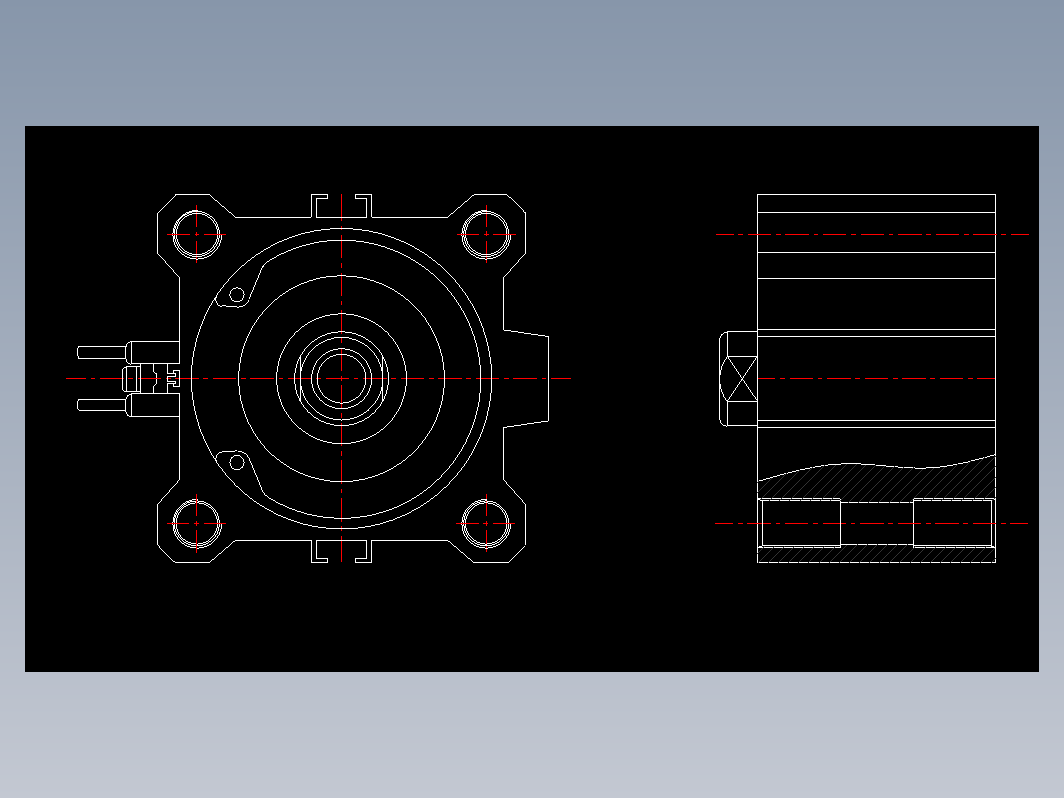 气缸 CDQ2A80