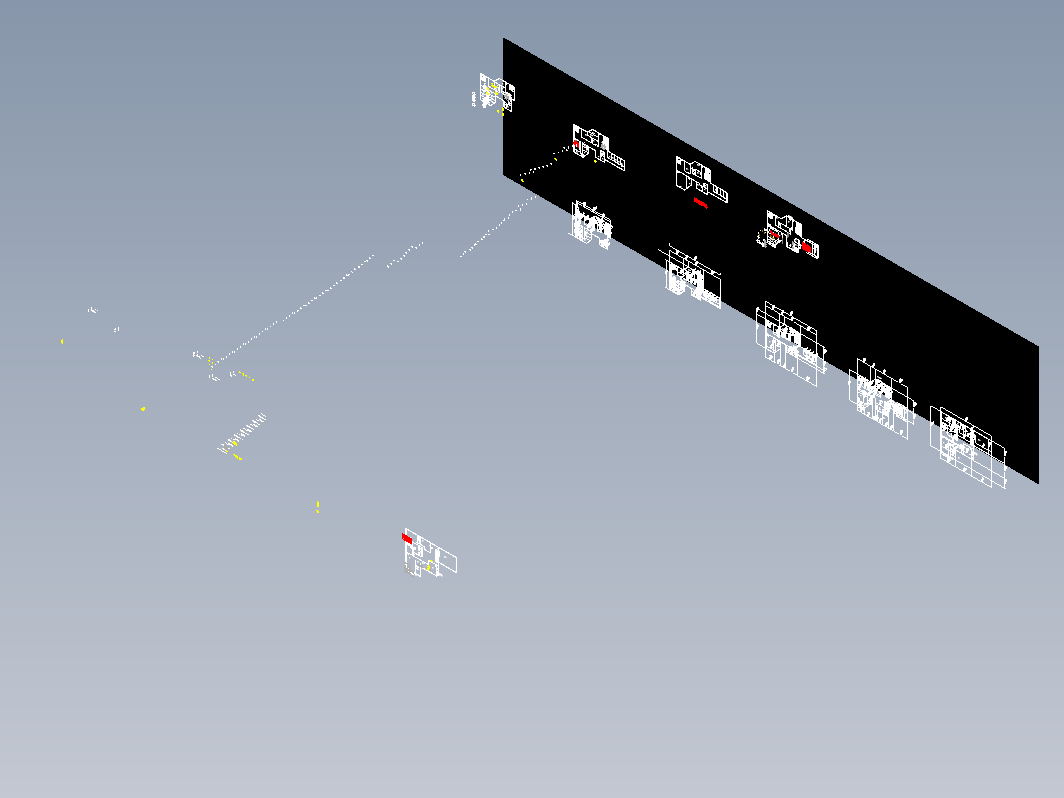 大学楼层平面图四层