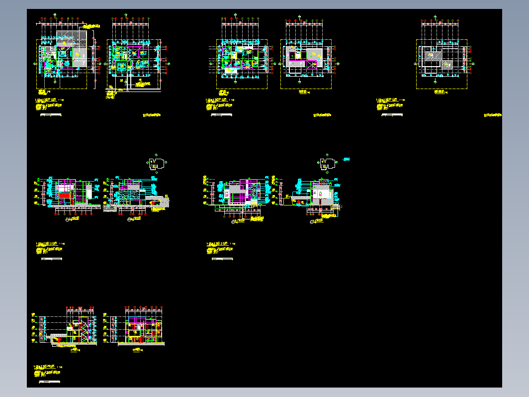 别墅排屋CAD-G型