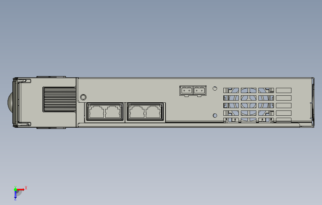 高性能多机传动驱动器STEP_B00(MD810-50M4T7.5G530+整机外形图)