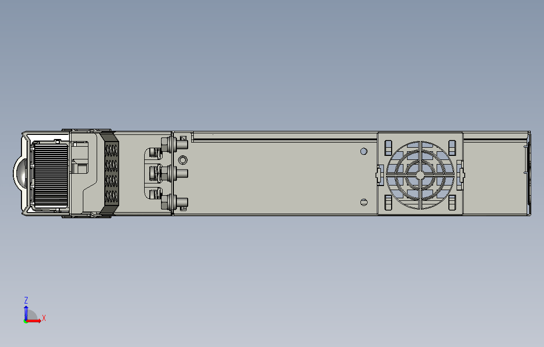 高性能多机传动驱动器STEP_B00(MD810-50M4T7.5G530+整机外形图)