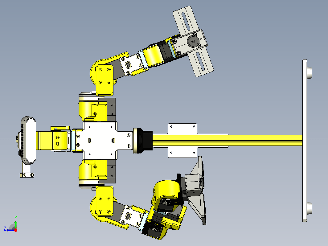 机器人上肢双臂结构 Dynamixel cobot Rakuda