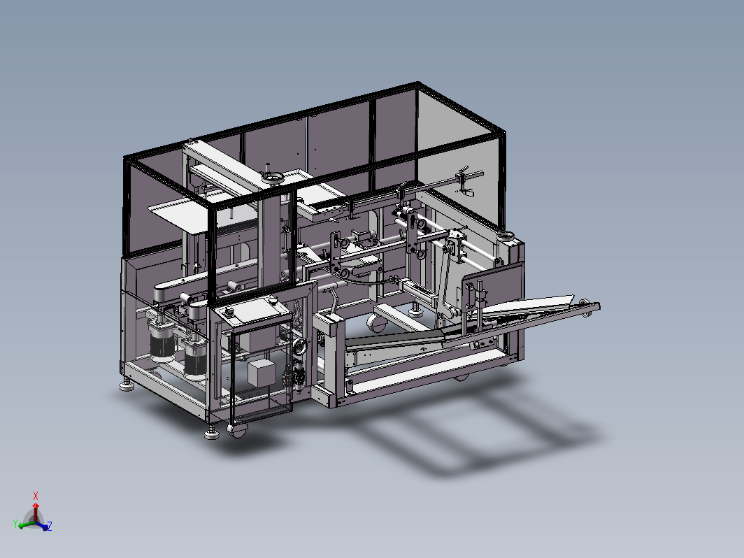 纸箱包装机SW模型