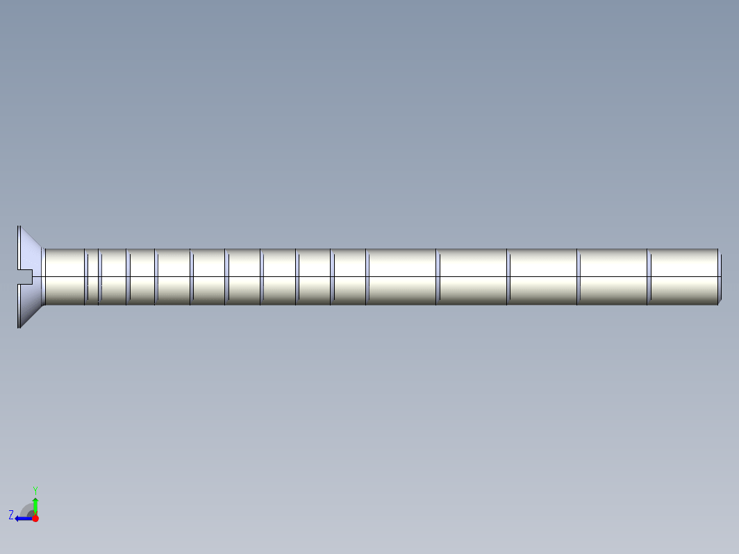 一字沉头螺钉 M8 x 10 至 100