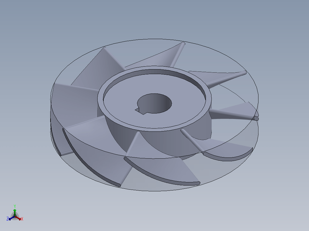 用于生产的叶轮36.4mm