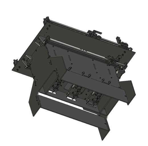 3D粉末材料打印机模型三维缩略图