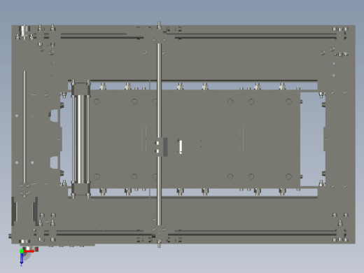 3D粉末材料打印机模型三维缩略图