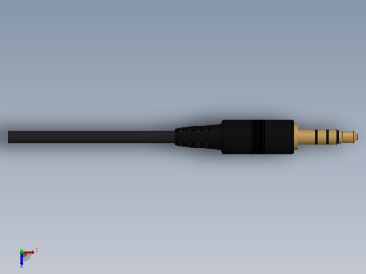 接插件  micro-jack-3-5mm-male-connector SW STP STL缩略图