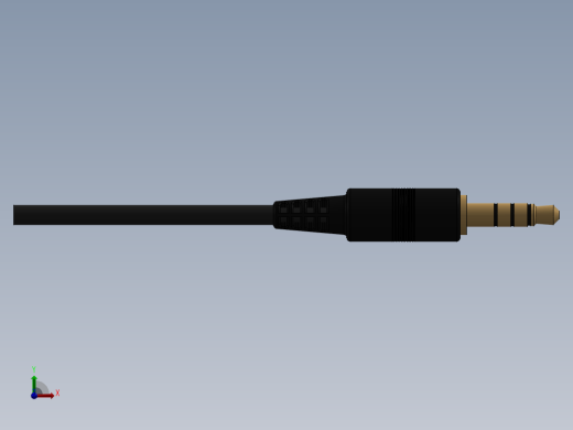 接插件  micro-jack-3-5mm-male-connector SW STP STL缩略图