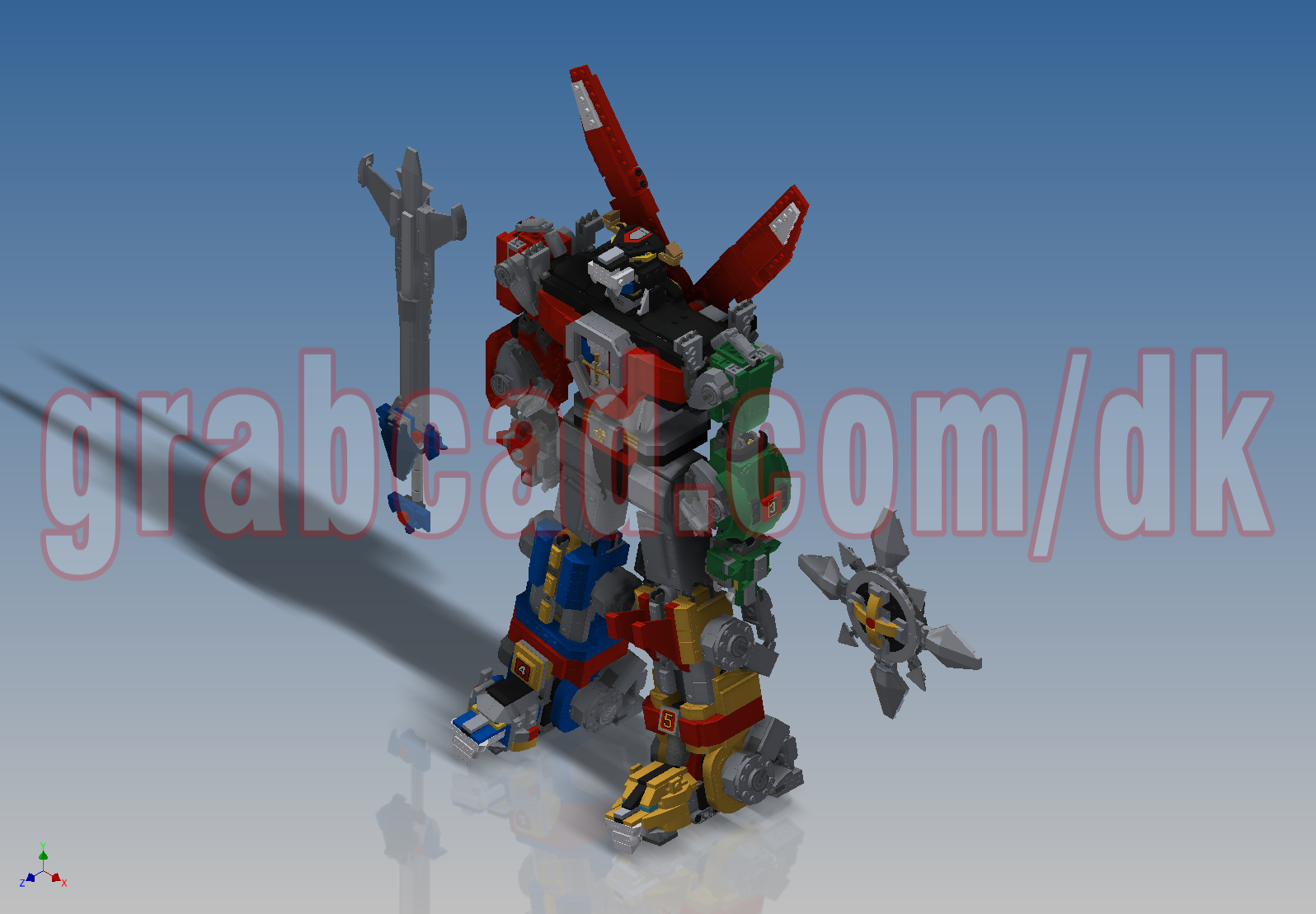 战神金刚拼装玩具 LEGO Ideas Voltron (21311)