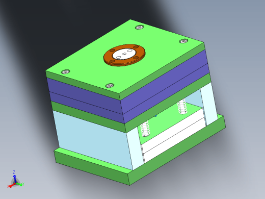 电视遥控器注塑模具设计三维SW2012带参+CAD+说明书缩略图