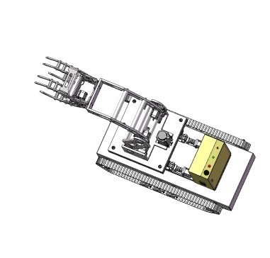 履带机械手三维SW2022带参