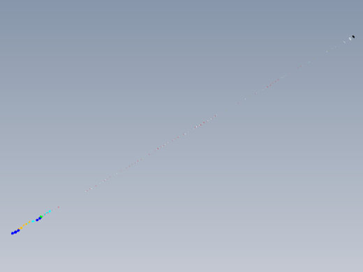 一级蜗杆减速器装配图缩略图