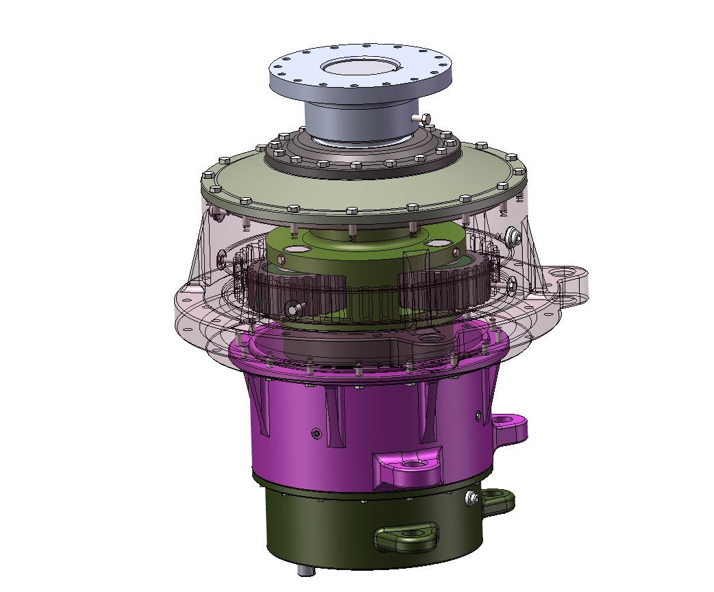 大功率风电齿轮箱设计三维SW2020带参+CAD+说明书