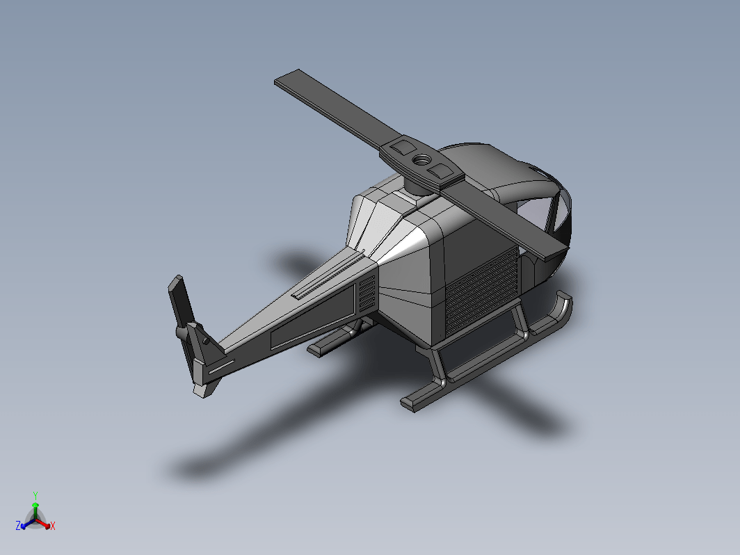 简易玩具直升机Toy Helicopter