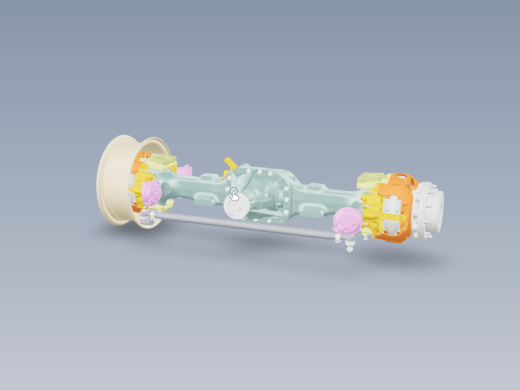 Steering axle with 4 air brakes转向轴缩略图