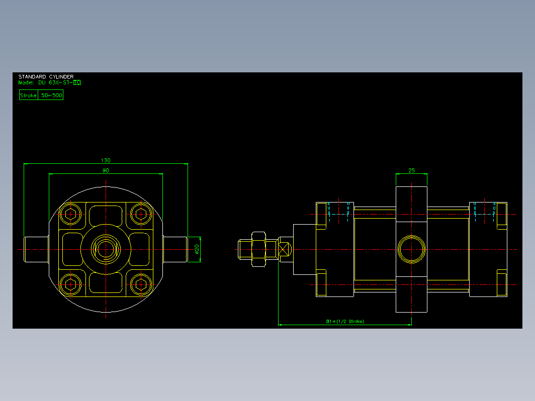 气缸 63TC