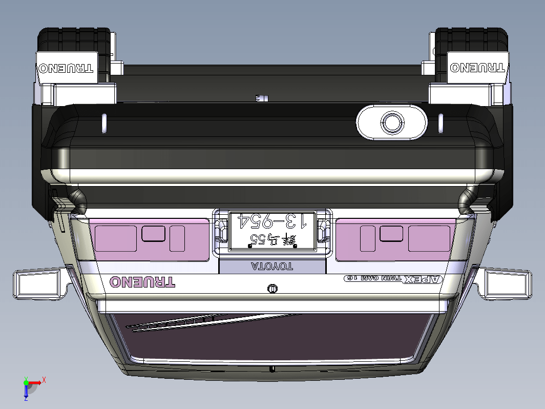 【1630】丰田AE86汽车CATIA V5 R21设计