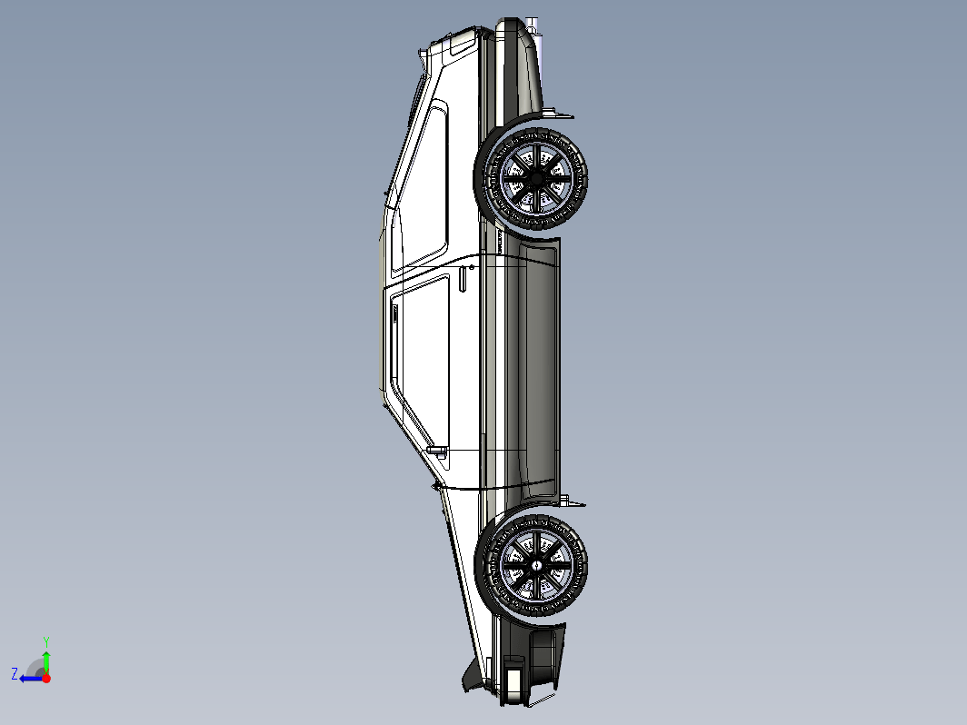 【1630】丰田AE86汽车CATIA V5 R21设计