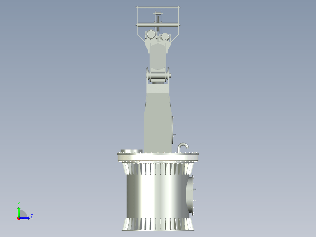 crane 2T8M船上的起重机吊臂