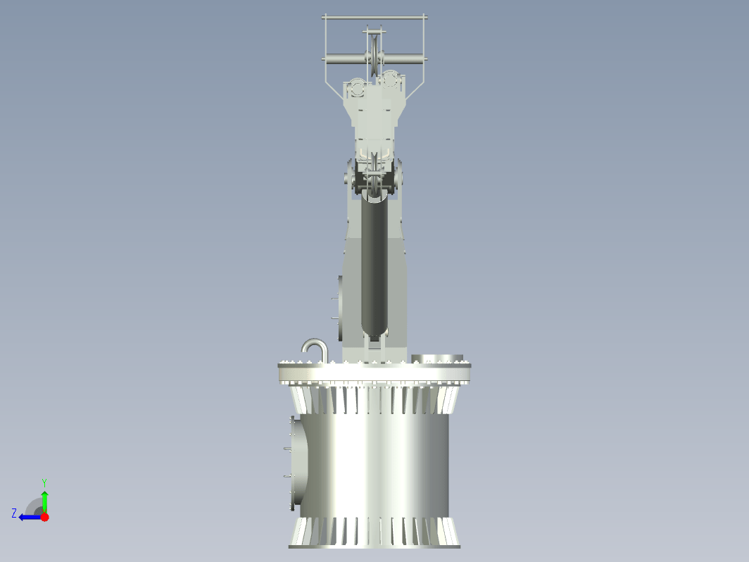 crane 2T8M船上的起重机吊臂