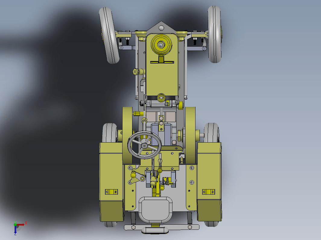 小型拖拉机建模